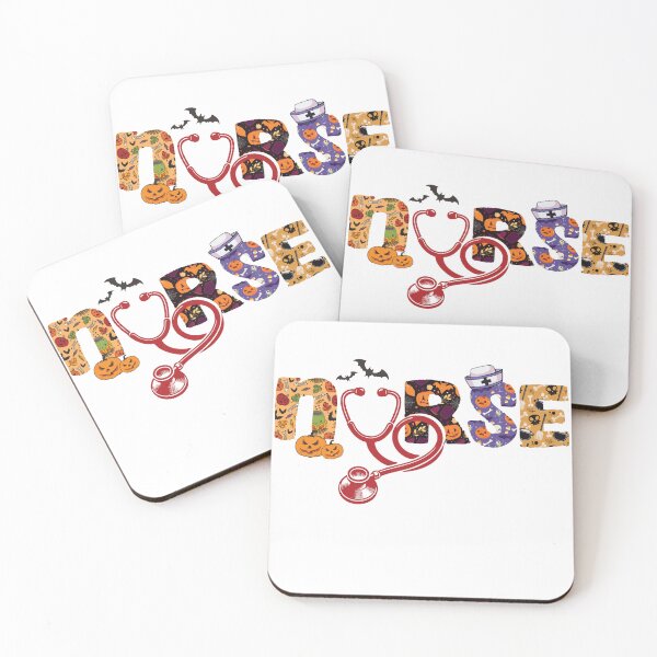 Item preview, Halloween Nurse Design | Spooky Medical Theme Letters designed and sold by PariTeez.