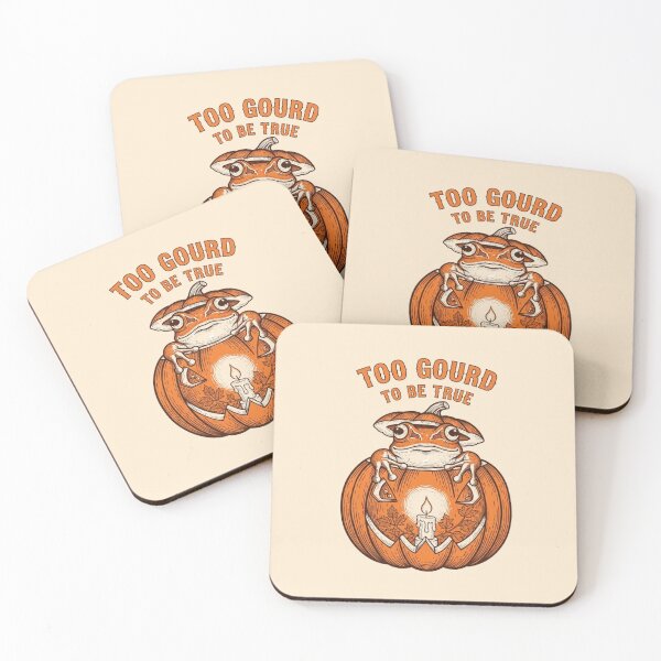 Item preview, A funny vintage frog Halloween (too gourd to be true) designed and sold by halazidan.