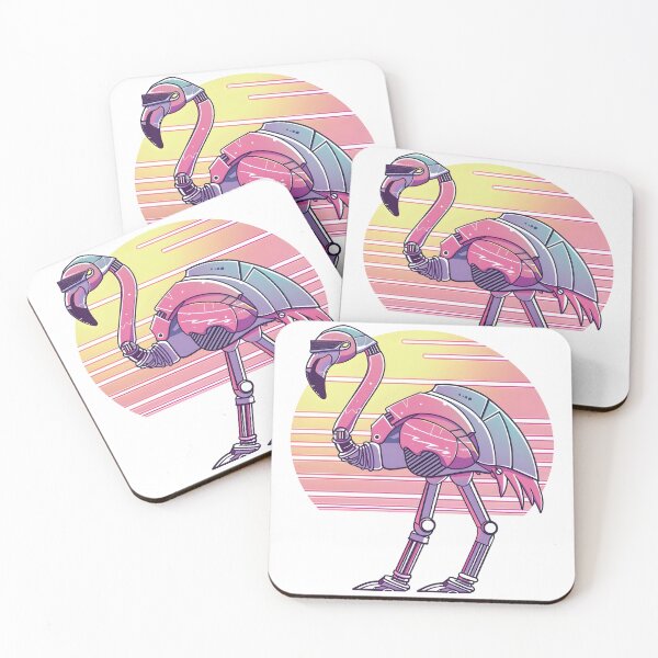 Item preview, Techno Flamingo Sunset designed and sold by Dpixelgalaxy.