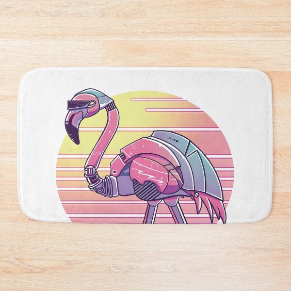 Item preview, Techno Flamingo Sunset designed and sold by Dpixelgalaxy.