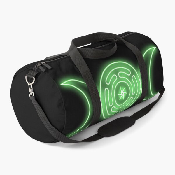 Item preview, Neon Green Triple moon with Hekate's wheel designed and sold by Lune's crazy world.
