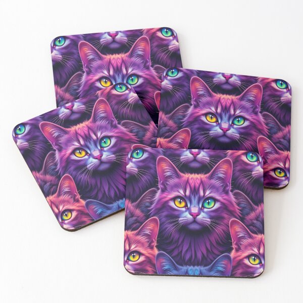 Item preview, Vibrant Cats with Mesmerizing Eyes designed and sold by InezPhotography.