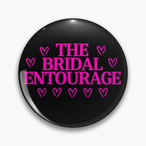 Item preview, The Bridal Entourage Pink Hen Bridal Bachelorette designed and sold by MoonMonkeyNbear.