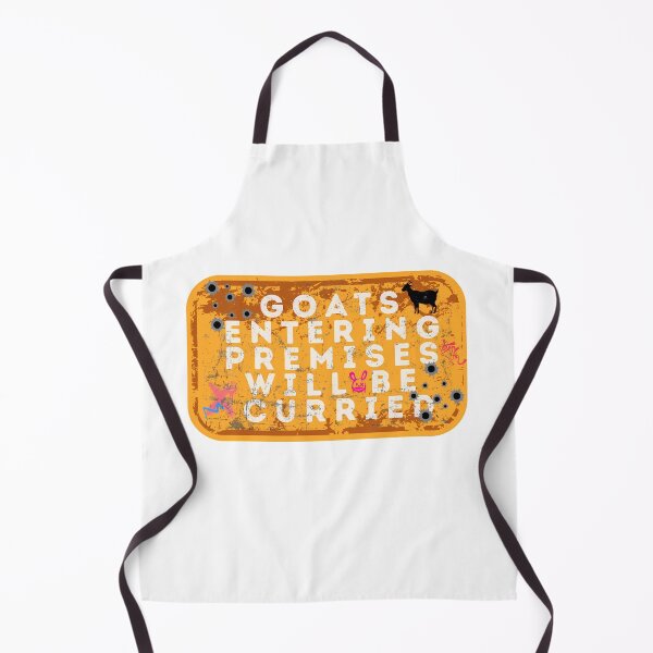 Item preview, Warning: GOAT ENTERING PREMISES WILL BE CURRIED, SIGNBOARD designed and sold by RvinJo8.