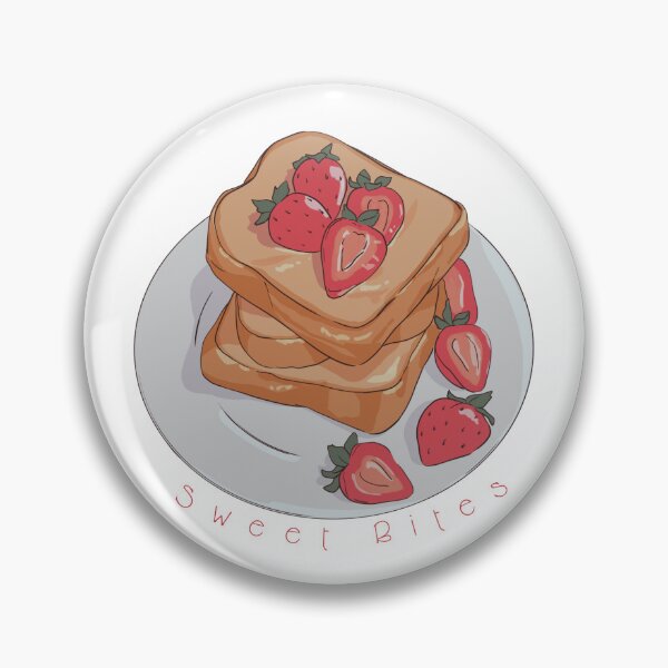 Item preview, Delicious Bread with Strawberries  designed and sold by raisolace.