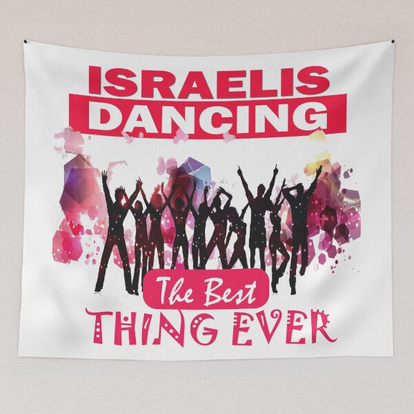 Item preview, Dancing Israelis – Abstract Group Dance Silhouette Artwork, Aesthetic, Vintage, Retro, Minimalist designed and sold by GraphixKing999.
