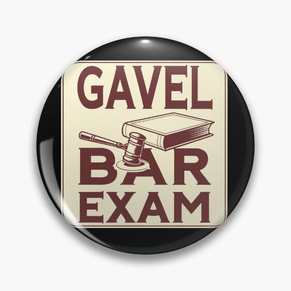 Item preview, Vintage Retro Bar Exam Poster – Bold Distressed Typography with Gavel and Law Book designed and sold by VividOrganica.