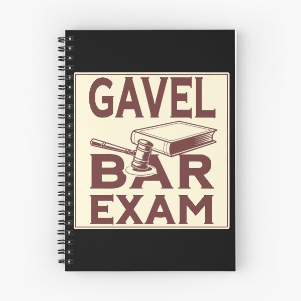 Item preview, Vintage Retro Bar Exam Poster – Bold Distressed Typography with Gavel and Law Book designed and sold by VividOrganica.