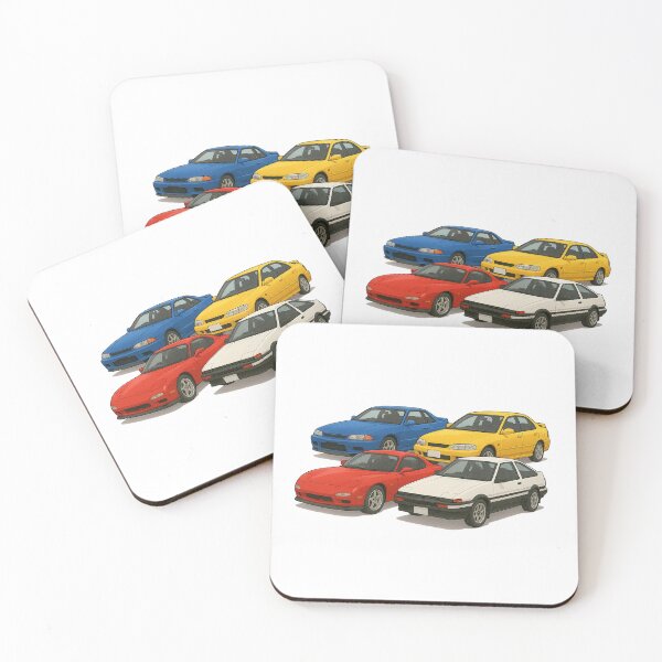 Item preview, Anime Style – Four Iconic Cars designed and sold by R3PUFI.
