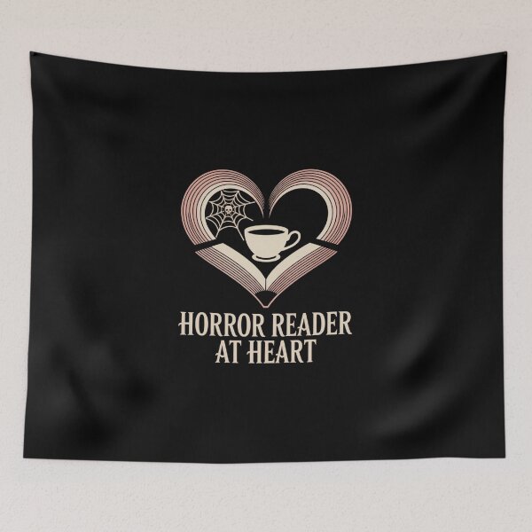 Item preview, Horror Reader at Heart designed and sold by MagicWander.