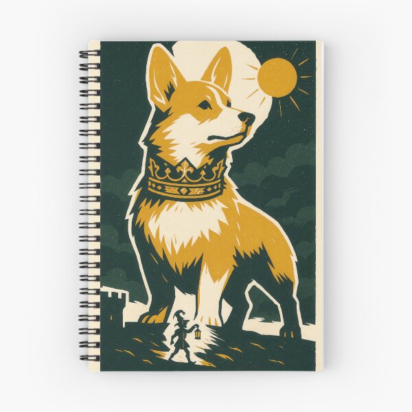 Item preview, Corgi Golden Crown Poster designed and sold by Flying Doggo.