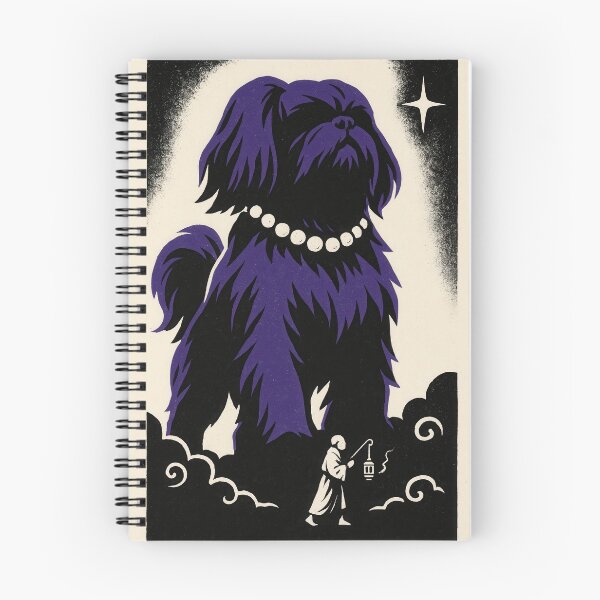 Item preview, Shih Tzu Silver Temple Poster designed and sold by Flying Doggo.
