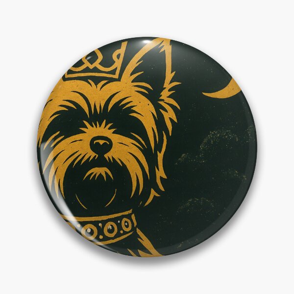 Item preview, Yorkshire Terrier Golden Moon Poster designed and sold by Flying Doggo.