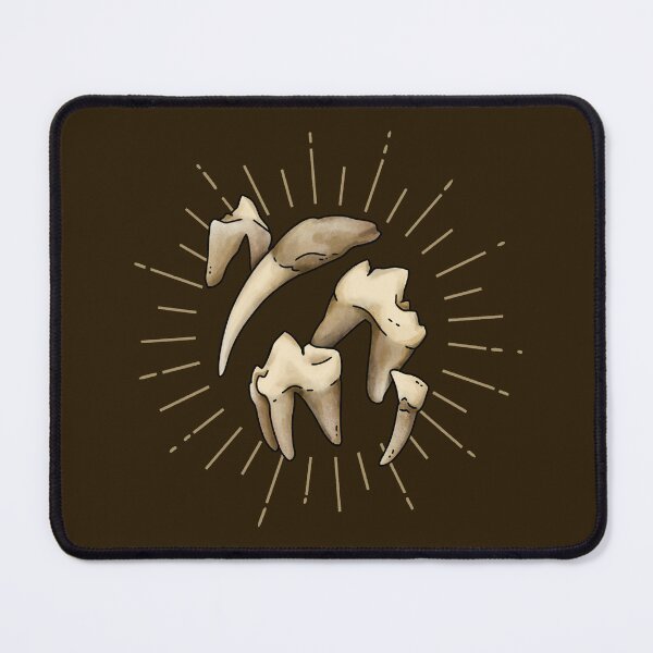 Item preview, Vulture Culture Wolf Fox Teeth Furry Therian Forestcore designed and sold by Veymoth.