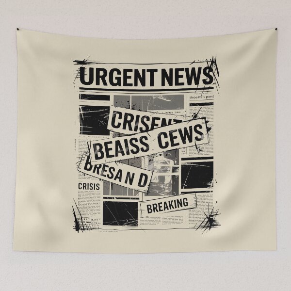 Item preview, Newspaper Chaos designed and sold by SignumShop.