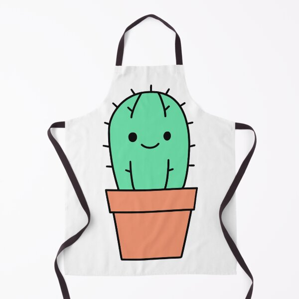 Item preview, Cute Smiling Cactus in Pot designed and sold by DD Draw.
