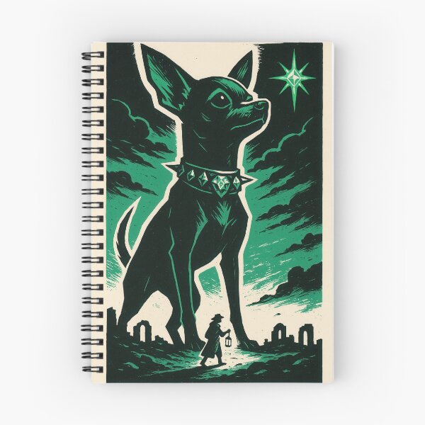 Item preview,  Chihuahua Emerald Star Poster designed and sold by Flying Doggo.