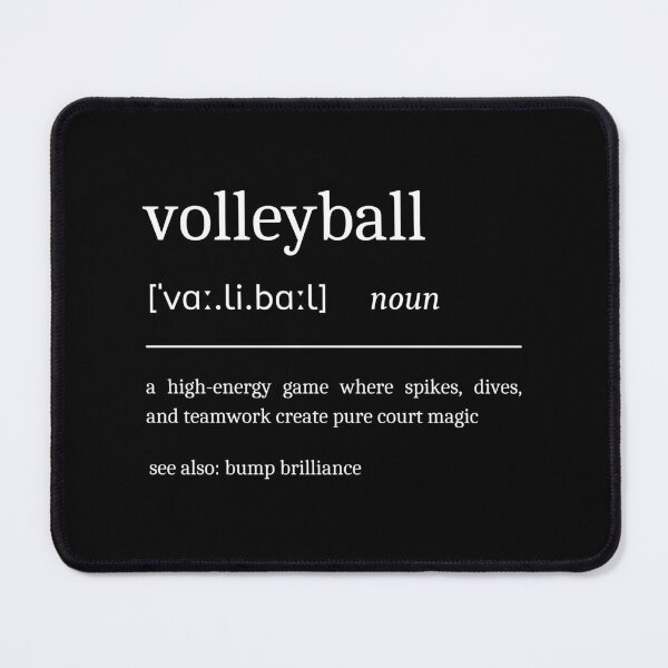 Item preview, Volleyball Definition Funny Motivational Volleyball Player Dictionary designed and sold by StrideSuccess.
