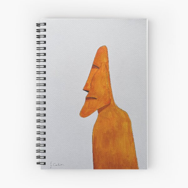 Item preview, Orange Moai designed and sold by Tyfrad.