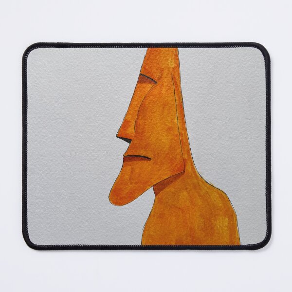 Item preview, Orange Moai designed and sold by Tyfrad.