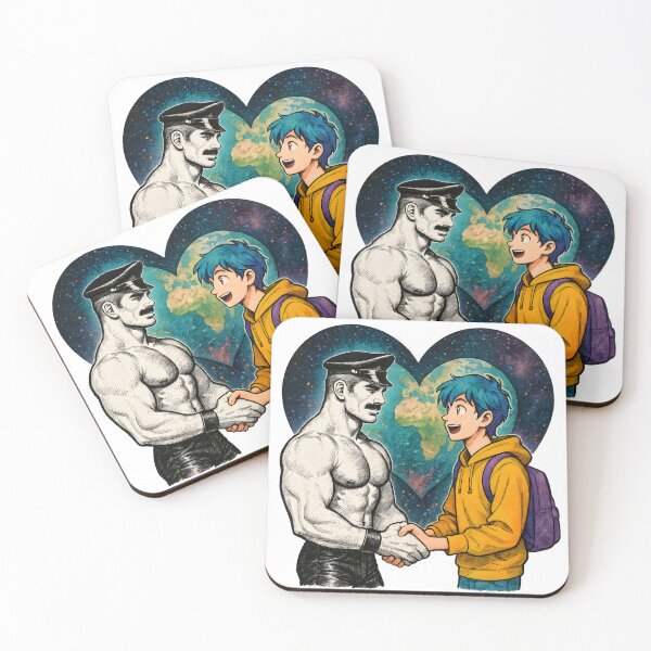 Item preview, Gay Earth Connection – Leather × Anime designed and sold by FreddyE.
