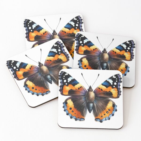 Item preview, Red Admiral Butterfly: A Vibrant Nature-Inspired Design designed and sold by MoonMonkeyNbear.