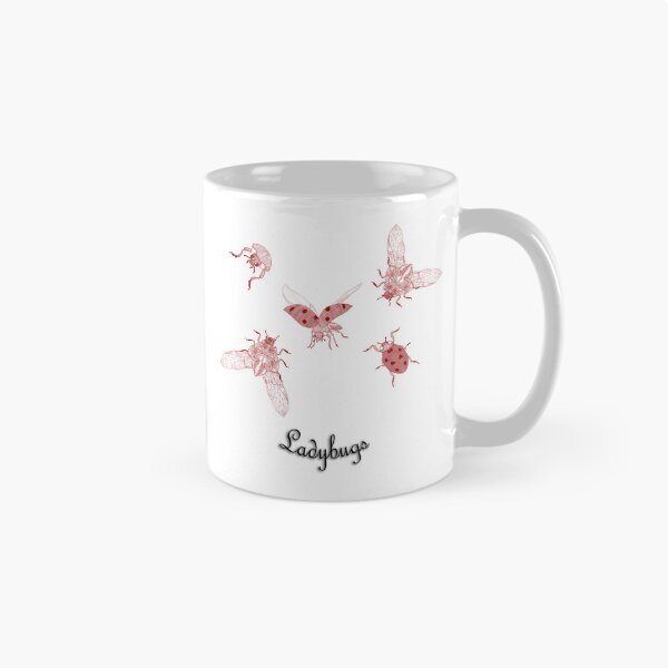 Item preview, Red Ladybugs Line Art Illustration designed and sold by Koszenila.