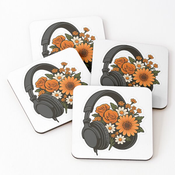 Item preview, Melody in Bloom Headphones Releasing Flowers designed and sold by Pororo23.