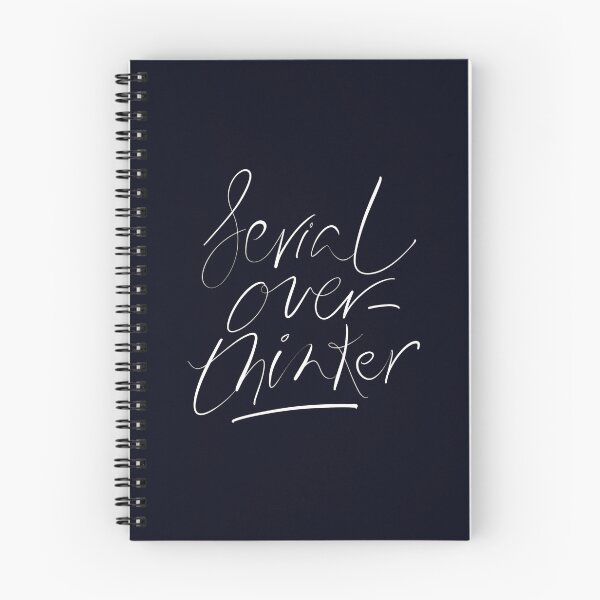 Item preview, Serial Over Thinker I Calligraphy I Handwritten designed and sold by GreenStem.