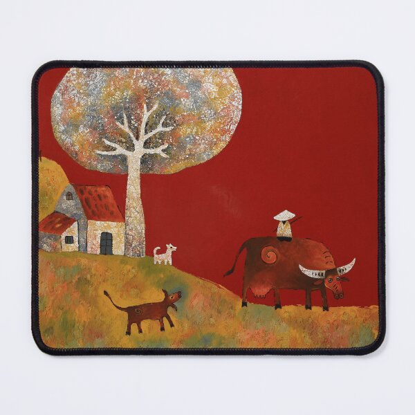 Item preview, Tranquil Village Afternoon designed and sold by CharleneWillms.
