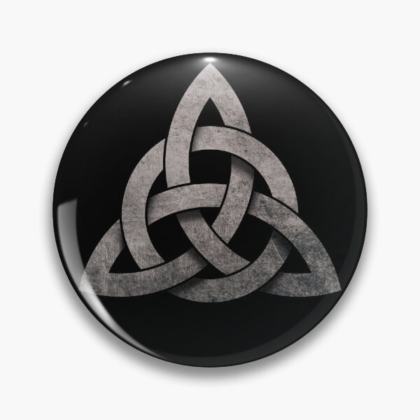 Item preview, Triquetra With Circle (Stone on Black) designed and sold by STUDIO-72.