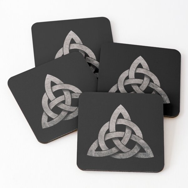Item preview, Triquetra With Circle (Stone on Black) designed and sold by STUDIO-72.