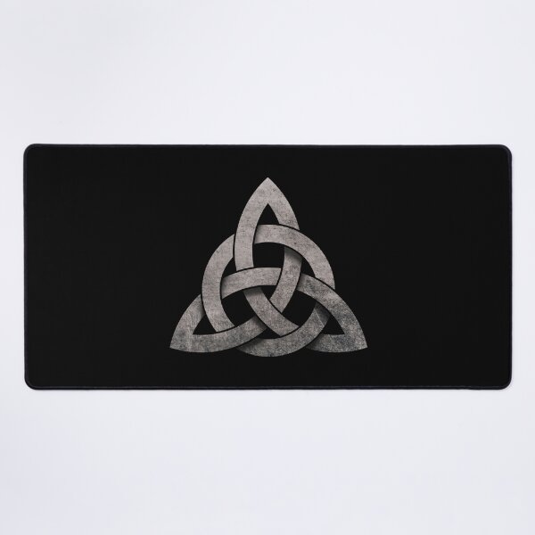 Item preview, Triquetra With Circle (Stone on Black) designed and sold by STUDIO-72.