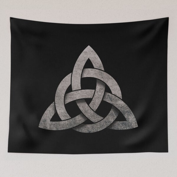 Item preview, Triquetra With Circle (Stone on Black) designed and sold by STUDIO-72.