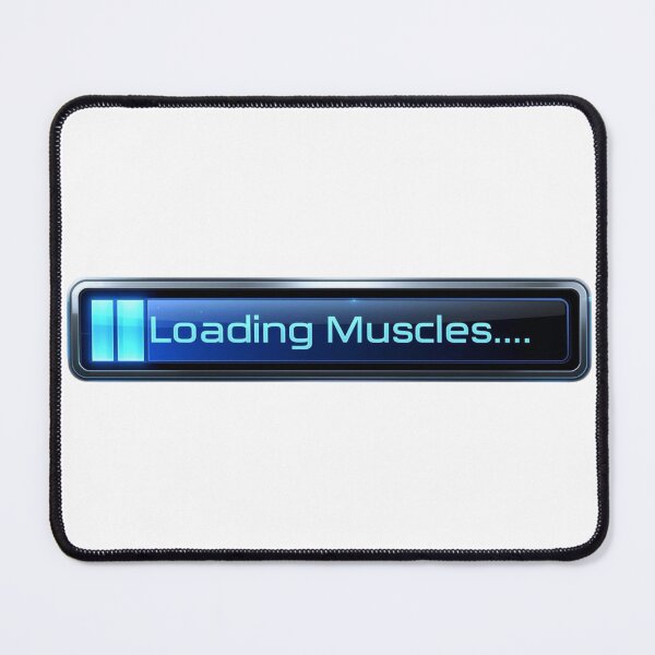 Item preview, Loading Muscles – Funny Gym T-Shirt, Gamer Fitness Progress Bar Workout Design designed and sold by WovennDesigns.