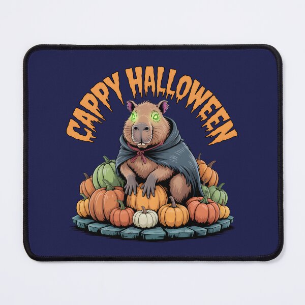 Item preview, Spooky Cappy Halloween Capibara & Pumpkin designed and sold by Jatagan.