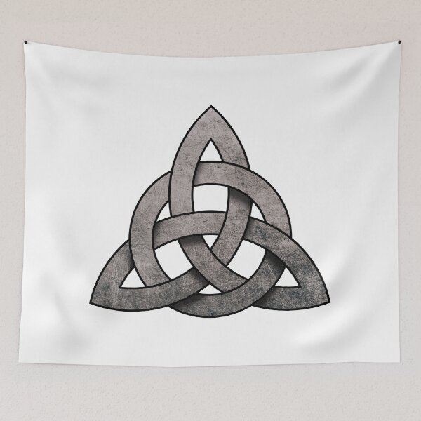 Item preview, Triquetra With Circle (Stone on White) designed and sold by STUDIO-72.