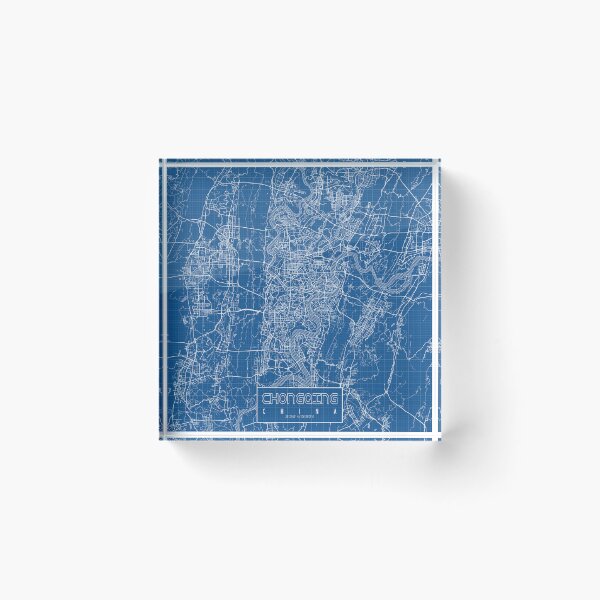 Item preview, Chongqing City Map of China - Blueprint designed and sold by deMAP.