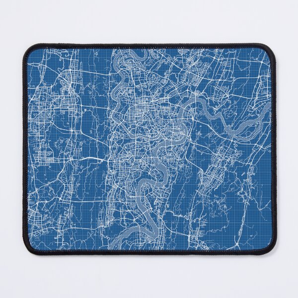 Item preview, Chongqing City Map of China - Blueprint designed and sold by deMAP.