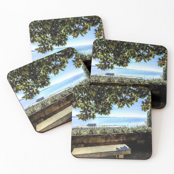 Item preview, Stone Bench Overlooking the Trees and Sea designed and sold by Tina240210.