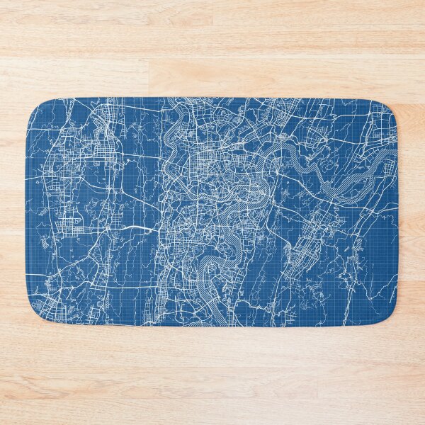Item preview, Chongqing City Map of China - Blueprint designed and sold by deMAP.