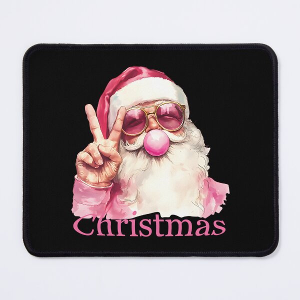 Item preview, Cute Retro Santa Christmas Blowing Bubble Gum Vintage Girly designed and sold by viannkemarad.