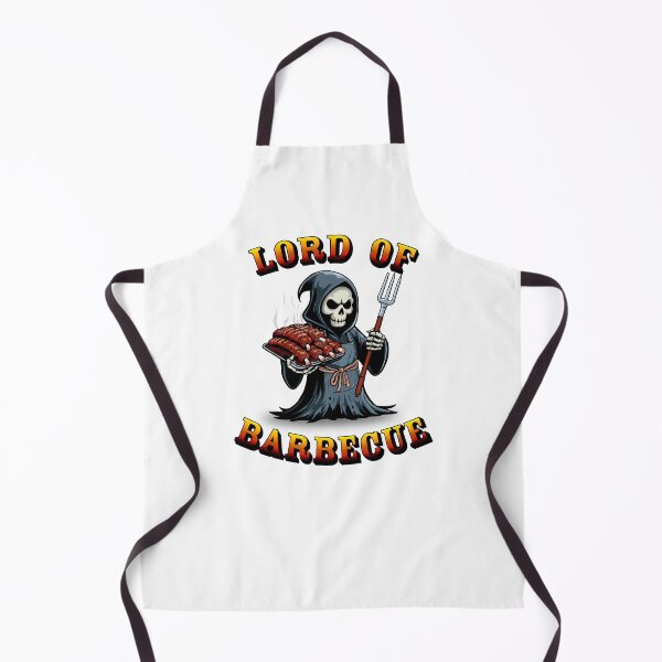 Item preview, Lord of Barbecue – Funny BBQ Grim Reaper Design designed and sold by ArchersBoutique.