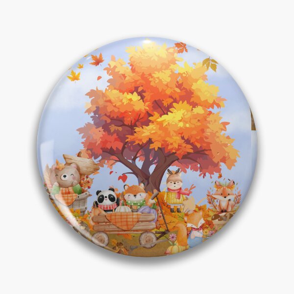 Item preview, Animals Autumn Harvest Gathering designed and sold by Cherry Peony.