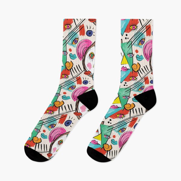 Item preview, Modern Cubism Abstract Artsy Female Faces designed and sold by idovedesign.