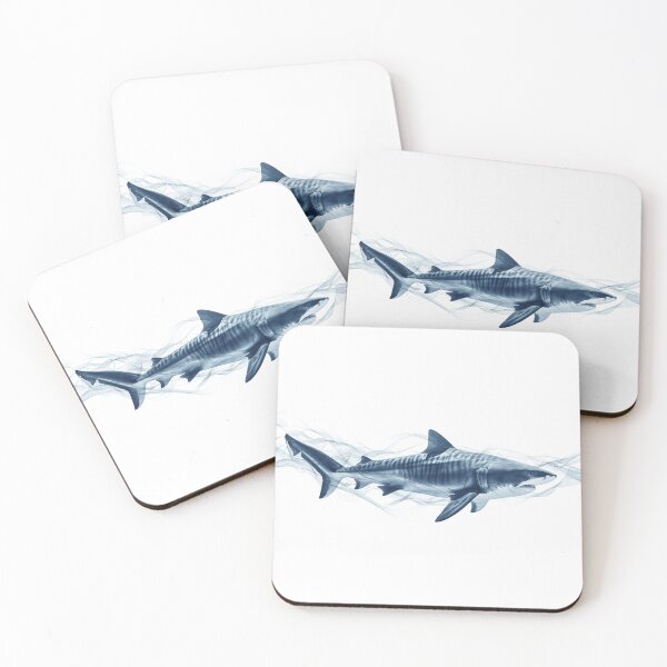 Item preview, Series: Sea Creatures - The Tiger Shark designed and sold by PixelPack Design.