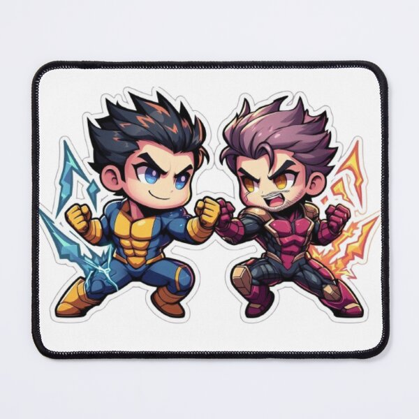 Item preview, Chibi Heroes Battle Villain Duo Art designed and sold by prabhuji.