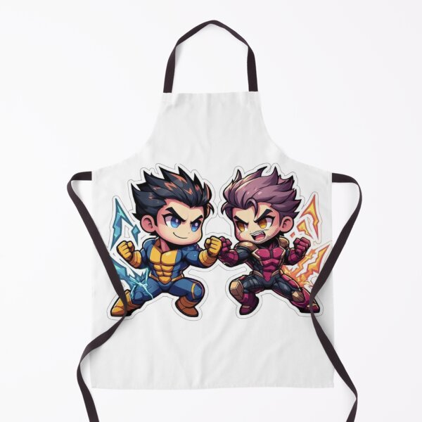 Item preview, Chibi Heroes Battle Villain Duo Art designed and sold by prabhuji.