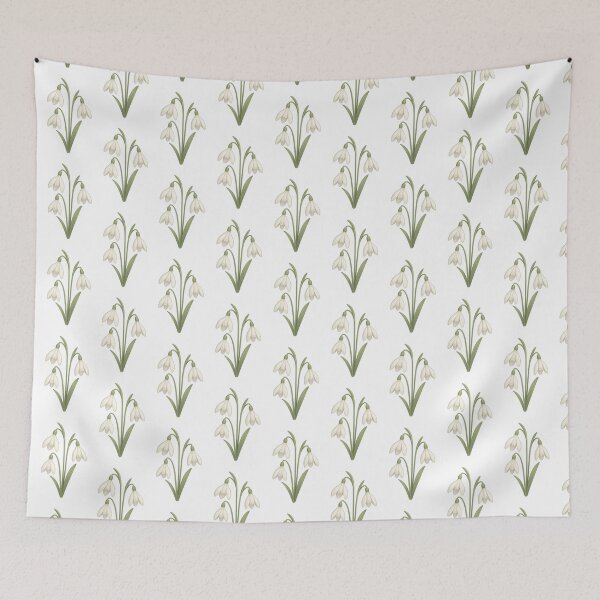 Item preview, Snowdrop Flower Sticker designed and sold by BrushAndBreathe.