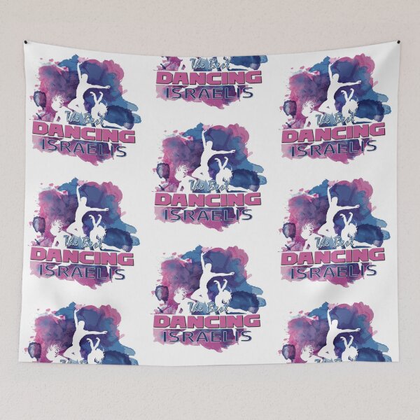 Item preview, Dancing Israelis – Neon Dance Silhouette, Bold Dance ArtworkAesthetic, Vintage, Retro, Minimalist, Y2K designed and sold by GraphixKing999.